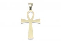 Ägyptisches Ankh Kreuz, Halsketten Schmuck Anhänger aus Edelstahl