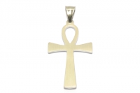 Ägyptisches Ankh Kreuz, Halsketten Schmuck Anhänger aus Edelstahl