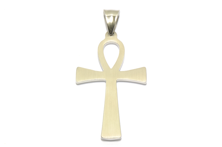 Silver Chains Ägyptisches Ankh Kreuz Anhänger Aus Edelstahl