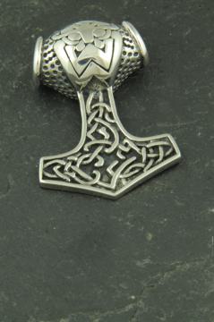 Hammer des Thor aus Edelstahl, Wikinger Schmuckstück für Halsketten