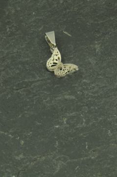 Mini Schmetterlings Anhänger Edelstahl Schmuck für Halsketten
